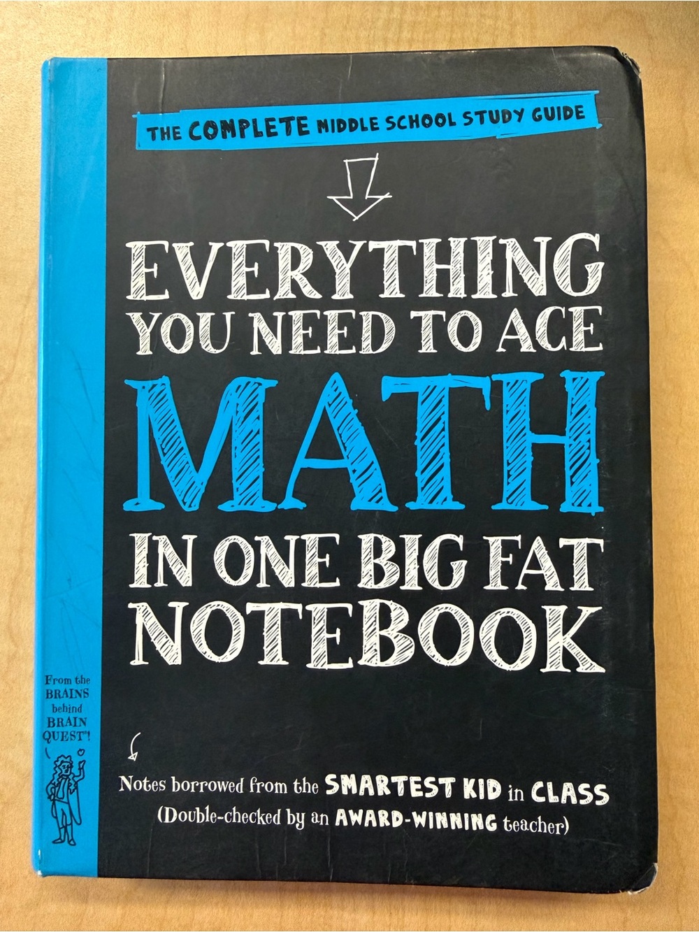 Everything You Need to Ace Math in One Big Fat Notebook - Blue & Black